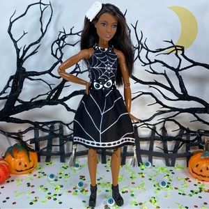 🎨 Barbie Halloween Ghoultastic Party Dress Set